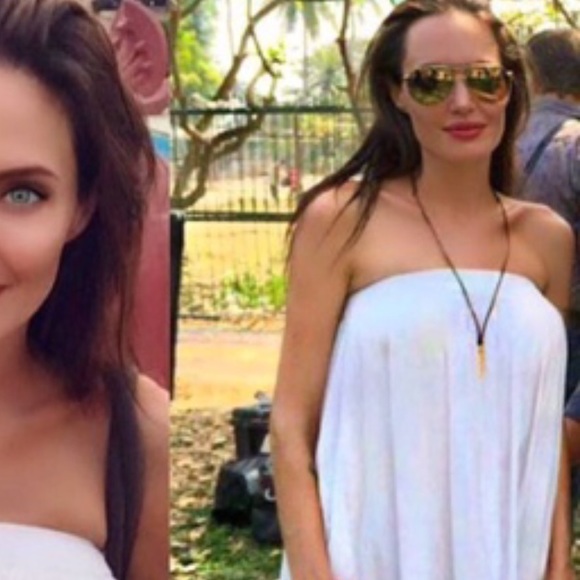 Serena Maxi Mexican Dress Slip Summer Beach Dress - Picture 2 of 12